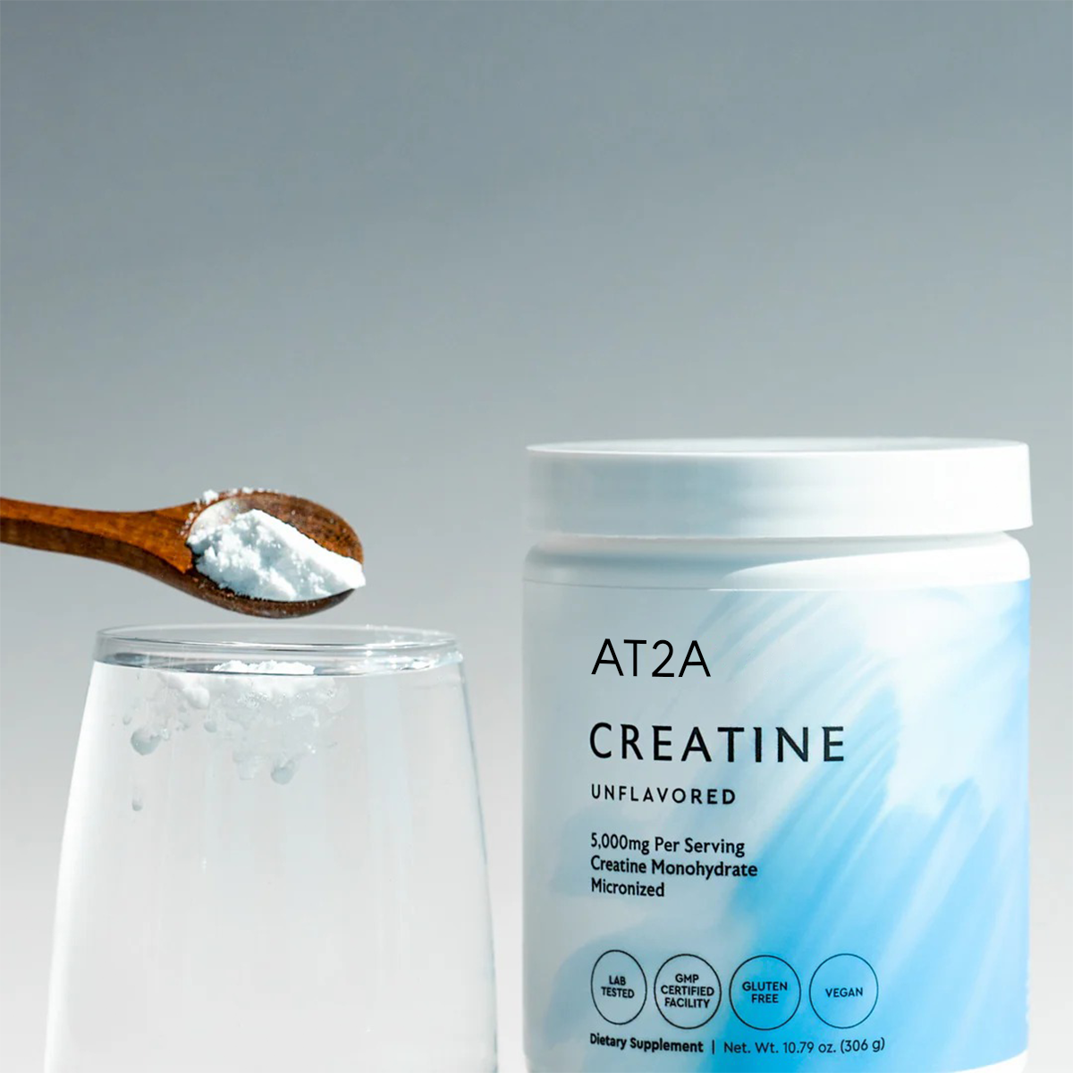Pure micronized creatine powder